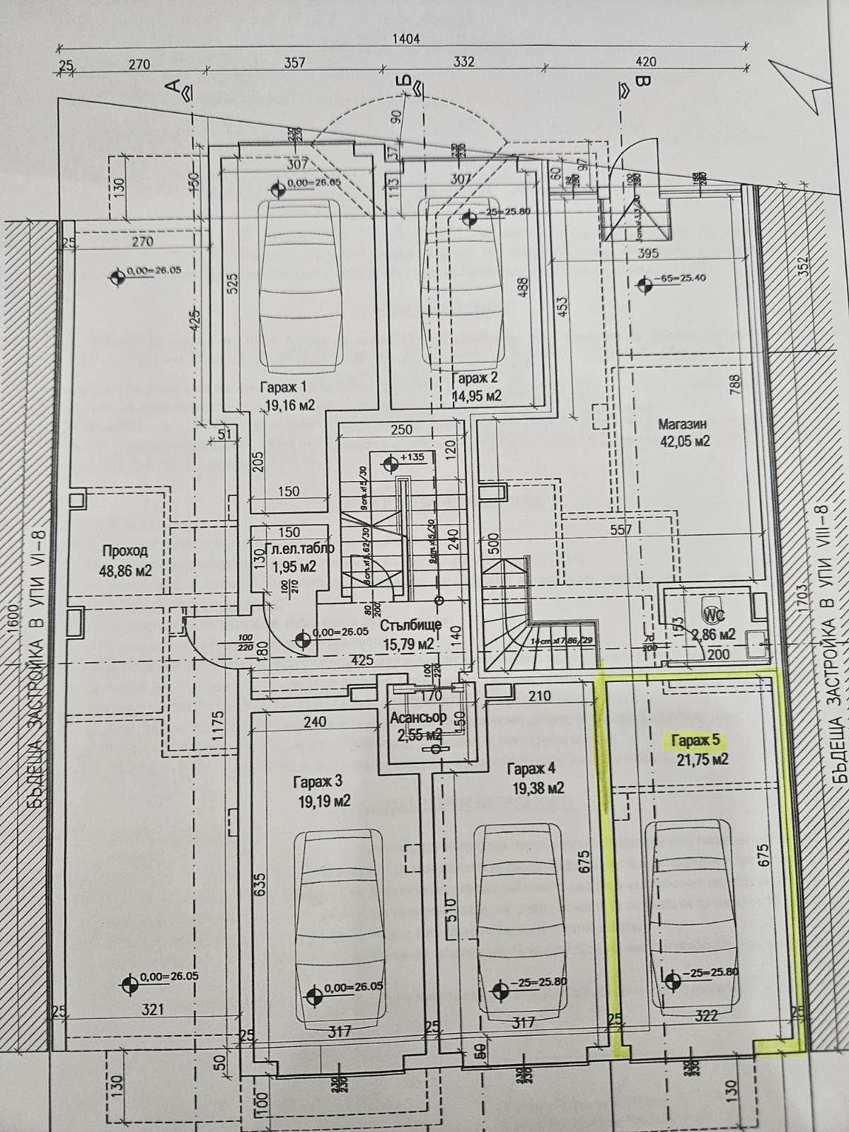 Гараж / Паркомясто в Бургас, Меден рудник - зона Б - 21 кв.м за 953 €/кв.м - Снимка #1