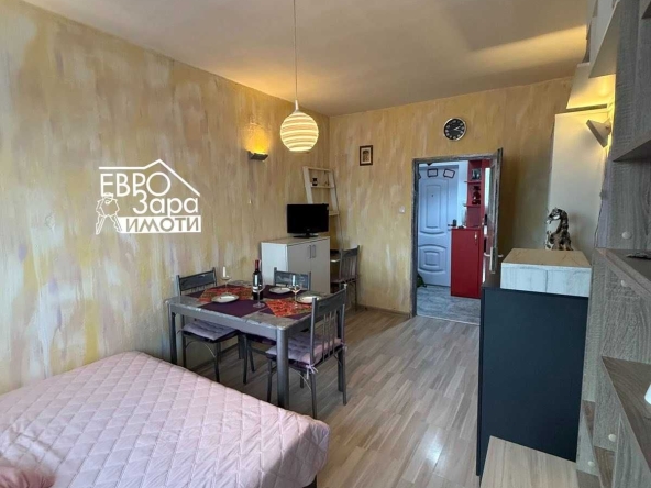 Едностаен апартамент в Стара Загора, Три чучура - юг - 33 кв.м за 1619 €/кв.м - Снимка #1