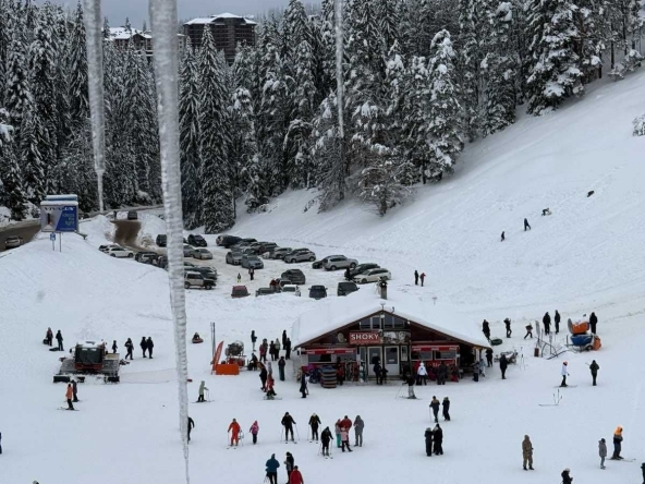 Дава се под наем Двустаен апартамент в к.к. Пампорово - 70 кв.м за 89.76 € - Снимка #1