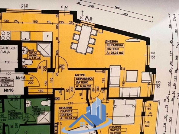 Тристаен апартамент в Благоевград, Еленово 2 - 94 кв.м за 866 €/кв.м - Снимка #1