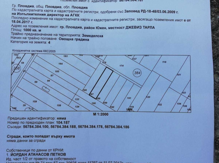 Парцел в Силистра, Малчика - 3040 кв.м за 59 €/кв.м - Снимка #1