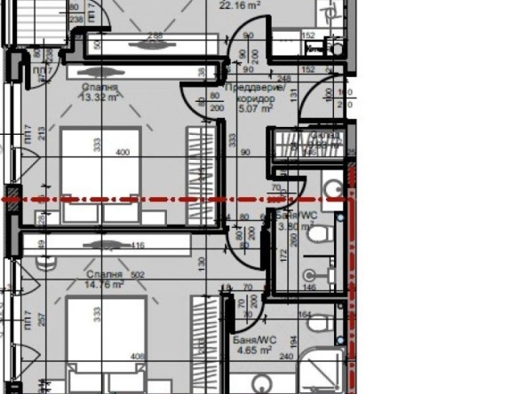 Тристаен апартамент в София, Младост 4 - 93 кв.м за 1860 €/кв.м - Снимка #1