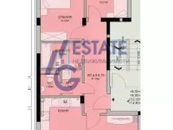 Тристаен апартамент в Бургас, Меден рудник - зона В - 115 кв.м за 753 €/кв.м - Снимка #1