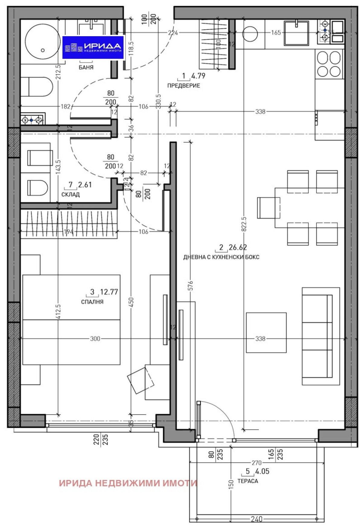 Двустаен апартамент в София, Малинова долина - 76 кв.м за 1757 €/кв.м - Снимка #1