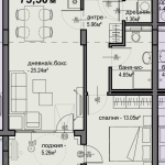 Двустаен апартамент в София, Люлин 5 - 73 кв.м за 1410 €/кв.м - Снимка #1