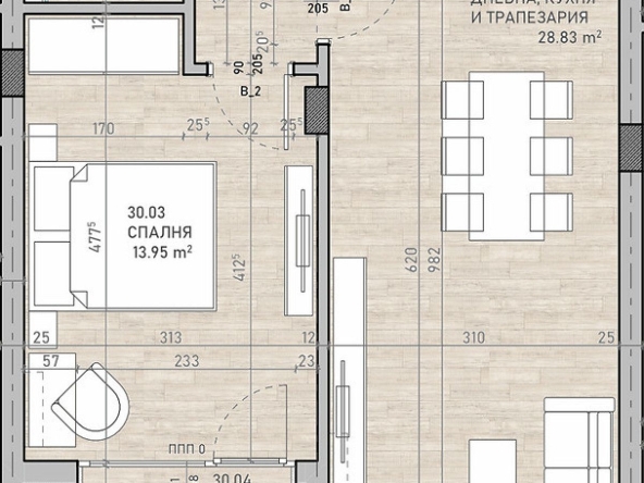 Двустаен апартамент в София, Сухата река - 83 кв.м за 1590 €/кв.м - Снимка #1