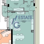 Двустаен апартамент в Бургас, Меден рудник - зона В - 82 кв.м за 754 €/кв.м - Снимка #1