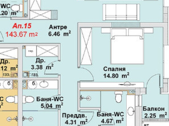 Многостаен апартамент в София, Бояна - 144 кв.м за 2156 €/кв.м - Снимка #1
