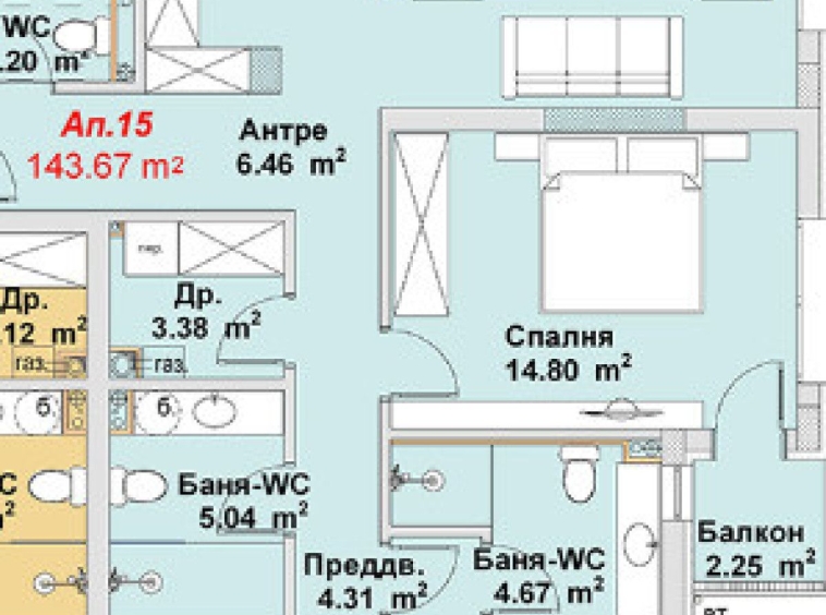 Многостаен апартамент в София, Бояна - 144 кв.м за 2156 €/кв.м - Снимка #1
