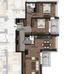 Тристаен апартамент в София, Младост 1 - 132 кв.м за 2508 €/кв.м - Снимка #1