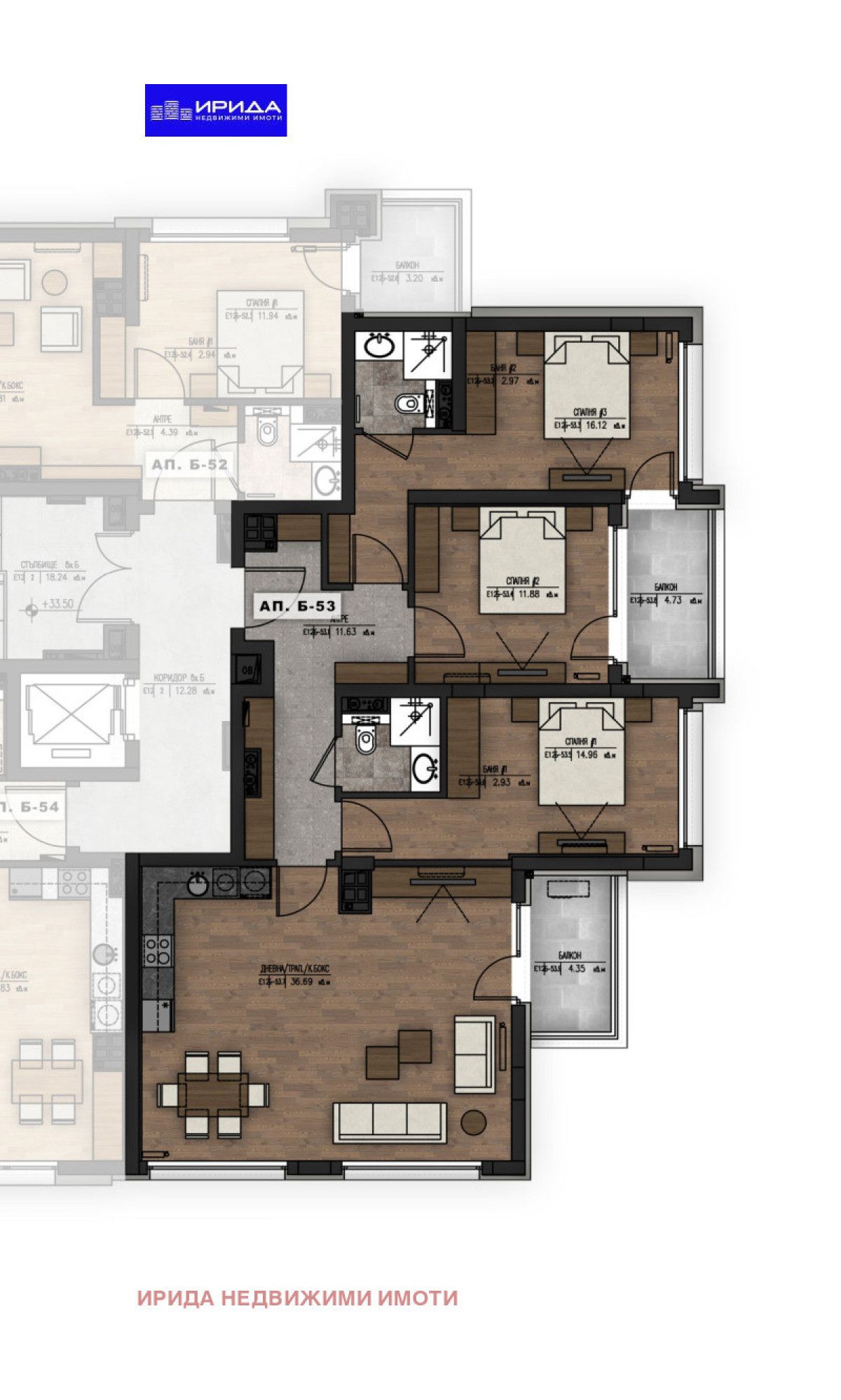 Многостаен апартамент в София, Младост 1 - 152 кв.м за 2512 €/кв.м - Снимка #1