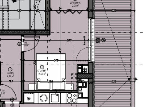 Тристаен апартамент в София, Левски В - 122 кв.м за 1640 €/кв.м - Снимка #1