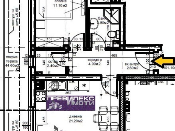 Двустаен апартамент в Пловдив, Беломорски - 113 кв.м за 787 €/кв.м - Снимка #1