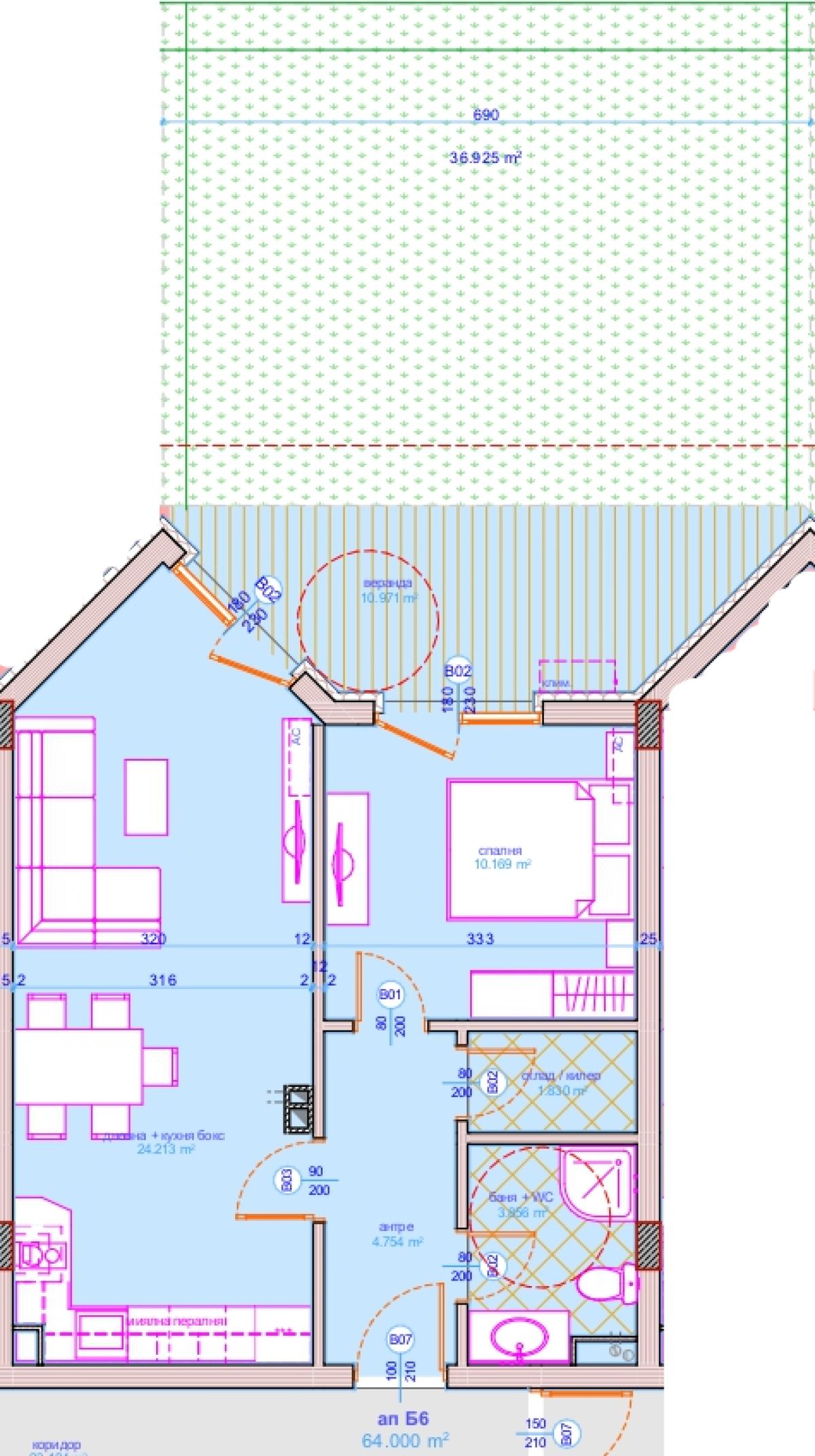 Двустаен апартамент в Бургас, Сарафово - 108 кв.м за 877 €/кв.м - Снимка #1