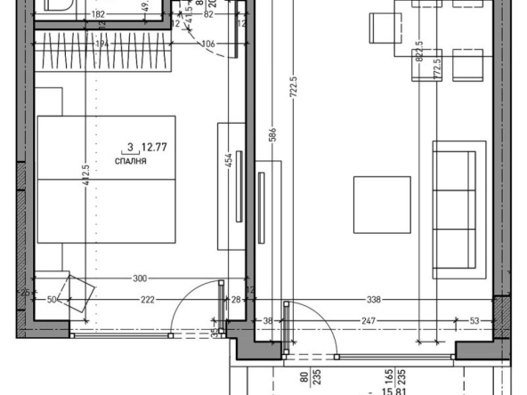 Двустаен апартамент в София, Малинова долина - 70 кв.м за 2475 €/кв.м - Снимка #1