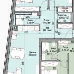 Тристаен апартамент в София, Подуяне - 126 кв.м за 1908 €/кв.м - Снимка #1