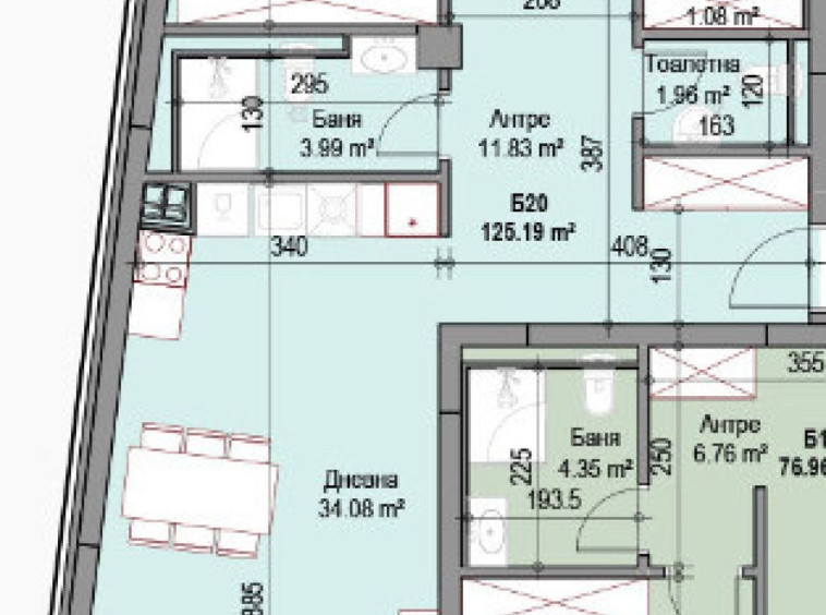 Тристаен апартамент в София, Подуяне - 126 кв.м за 1908 €/кв.м - Снимка #1