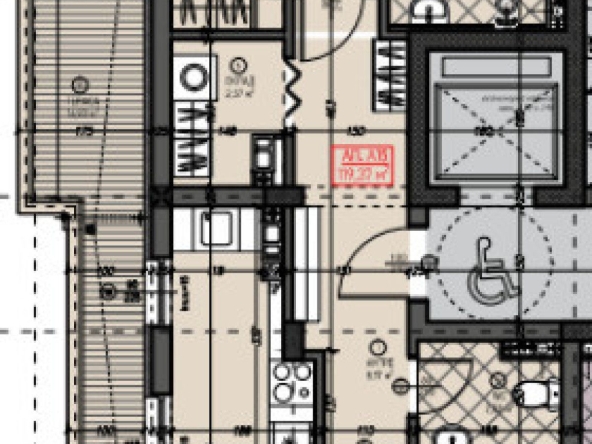 Двустаен апартамент в София, Левски В - 120 кв.м за 1700 €/кв.м - Снимка #1