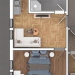 Двустаен апартамент в София, Лозенец - 79 кв.м за 2757 €/кв.м - Снимка #1