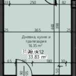 Едностаен апартамент в Бургас, Сарафово - 43 кв.м за 1297 €/кв.м - Снимка #1