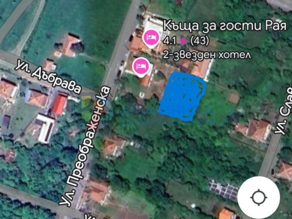 Парцел в с. Фазаново, Област Бургас - 523 кв.м за 41 €/кв.м - Снимка #1