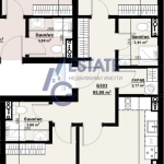 Тристаен апартамент в Бургас, Изгрев - 110 кв.м за 1582 €/кв.м - Снимка #1