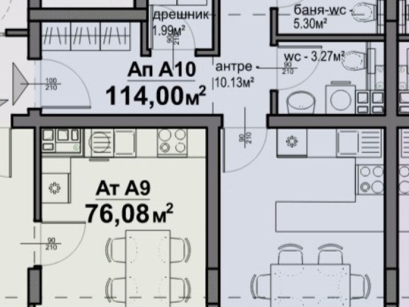 Тристаен апартамент в София, Люлин 5 - 114 кв.м за 1300 €/кв.м - Снимка #1