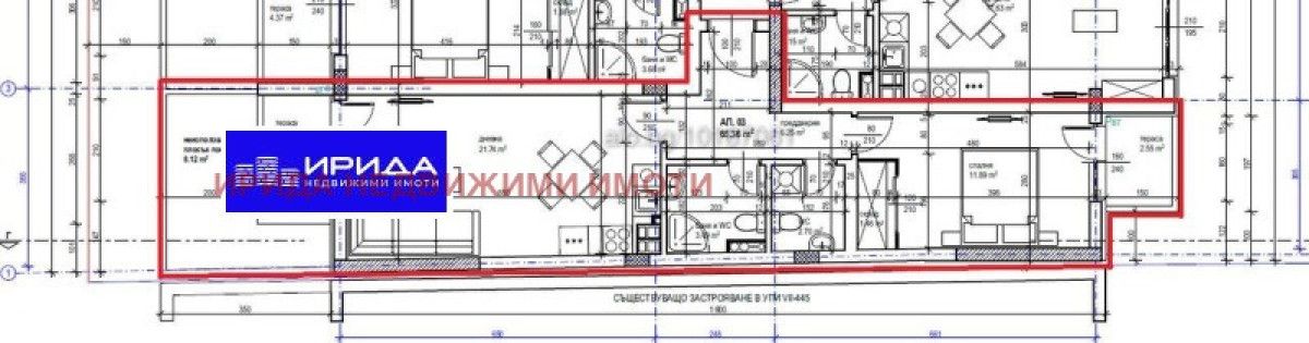 Двустаен апартамент в София, Център - 76 кв.м за 2356 €/кв.м - Снимка #1