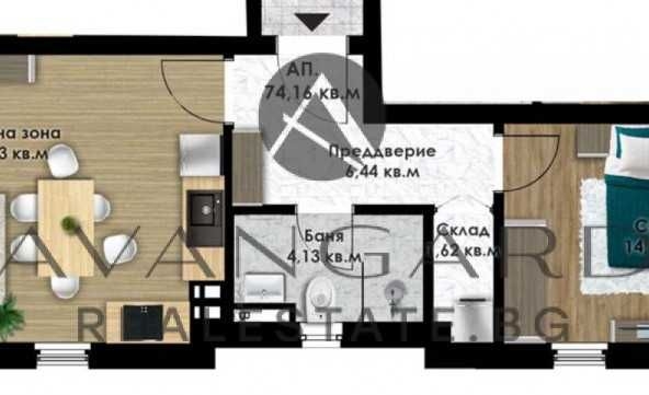 Двустаен апартамент в Пловдив, Кючук Париж - 86 кв.м за 939 €/кв.м - Снимка #1