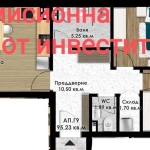 Тристаен апартамент в Пловдив, Кючук Париж - 110 кв.м за 501 €/кв.м - Снимка #1