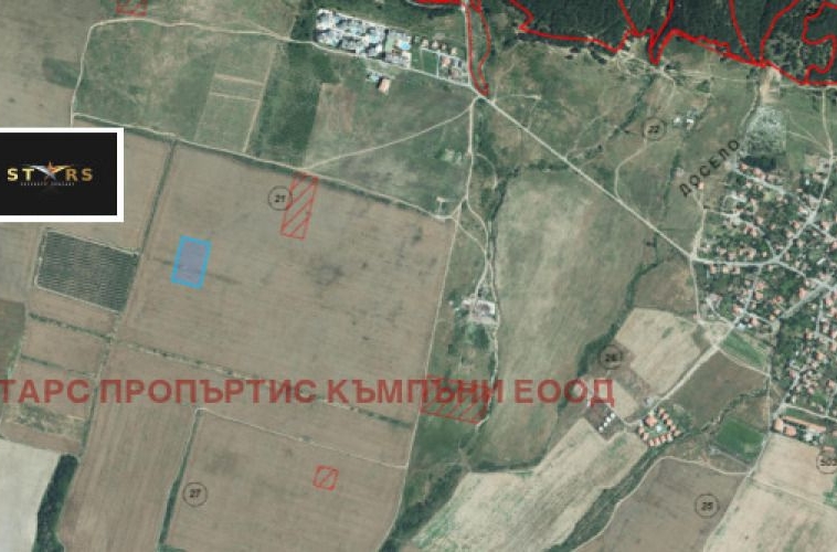 Парцел в с. Кошарица, Област Бургас - 7232 кв.м за 8 €/кв.м - Снимка #1