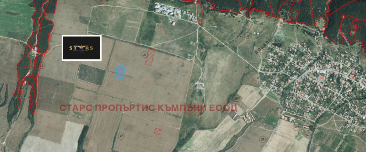 Парцел в с. Кошарица, Област Бургас - 7232 кв.м за 8 €/кв.м - Снимка #1