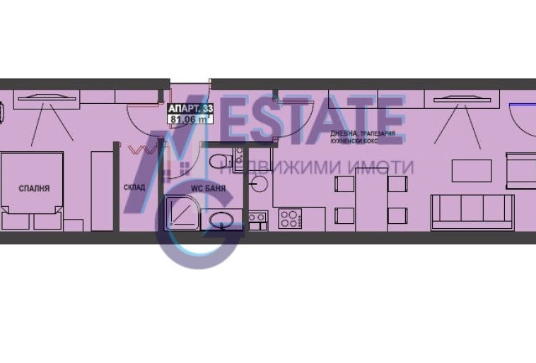 Двустаен апартамент в Бургас, Братя Миладинови - 81 кв.м за 1702 €/кв.м - Снимка #1