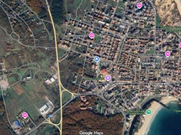 Парцел в Приморско - 549 кв.м за 23 €/кв.м - Снимка #1