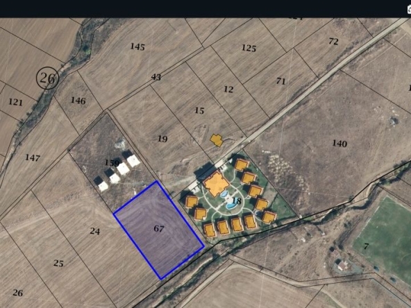 Парцел в с. Кошарица, Област Бургас - 5192 кв.м за 8 €/кв.м - Снимка #1