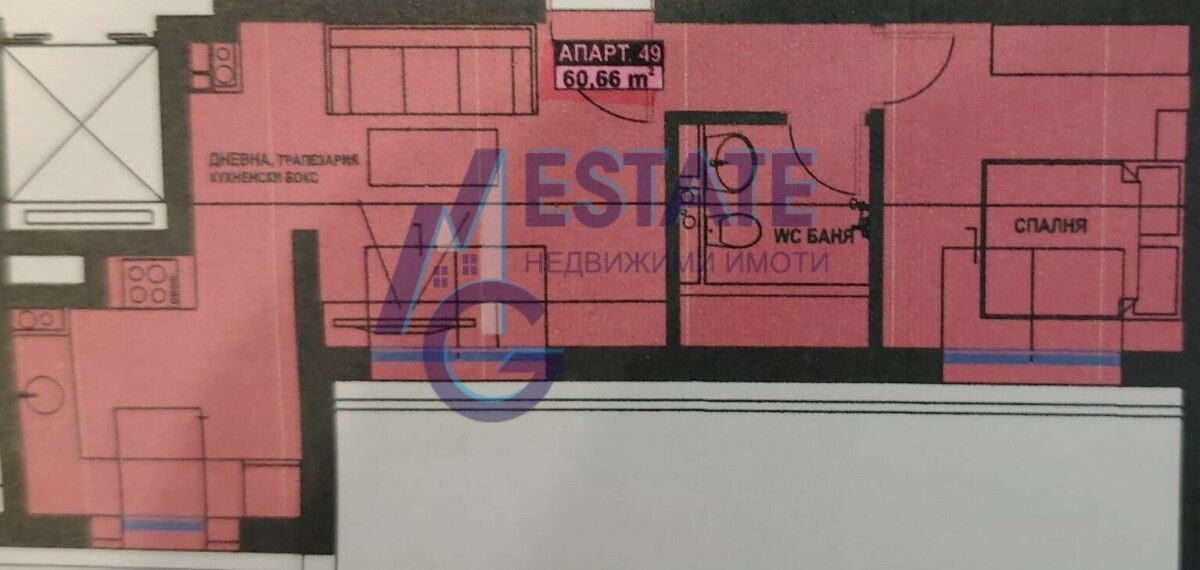 Двустаен апартамент в Бургас, Братя Миладинови - 61 кв.м за 1890 €/кв.м - Снимка #1