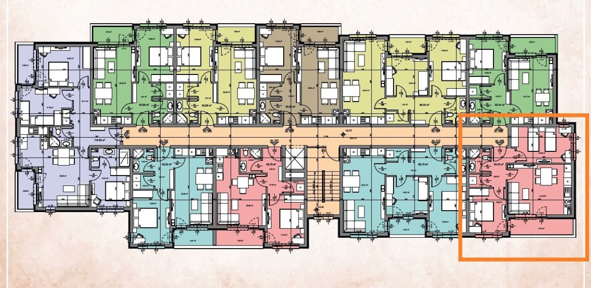 Тристаен апартамент в Бургас, Долно Езерово - 83 кв.м за 974 €/кв.м - Снимка #1
