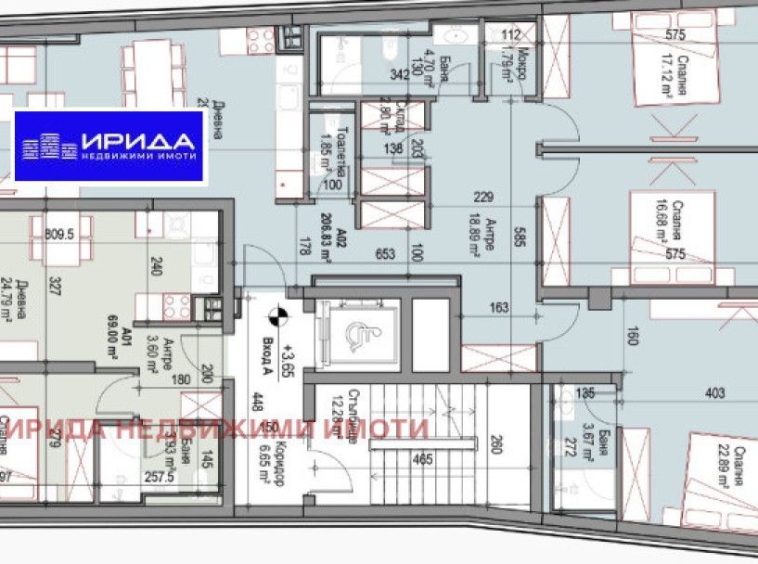 Многостаен апартамент в София, Подуяне - 207 кв.м за 1599 €/кв.м - Снимка #1