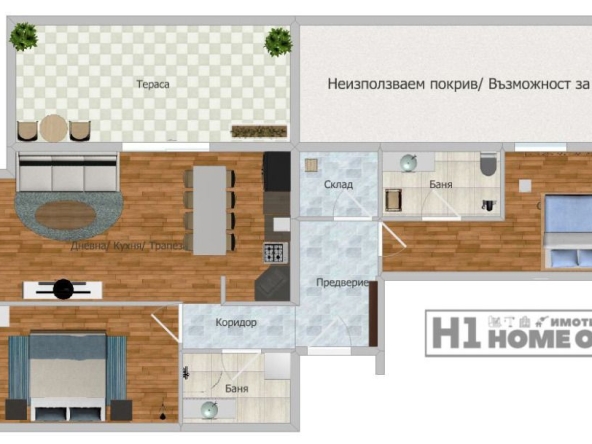 Тристаен апартамент в София, Овча купел - 145 кв.м за 1685 €/кв.м - Снимка #1