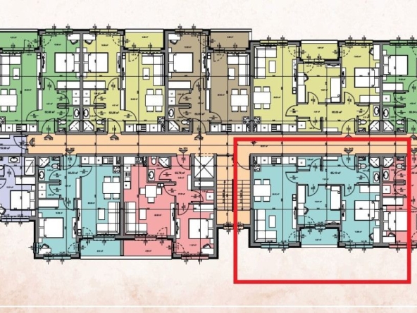 Тристаен апартамент в Бургас, Долно Езерово - 85 кв.м за 521 €/кв.м - Снимка #1