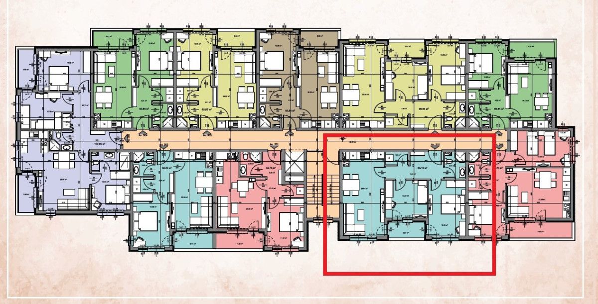 Тристаен апартамент в Бургас, Долно Езерово - 85 кв.м за 521 €/кв.м - Снимка #1