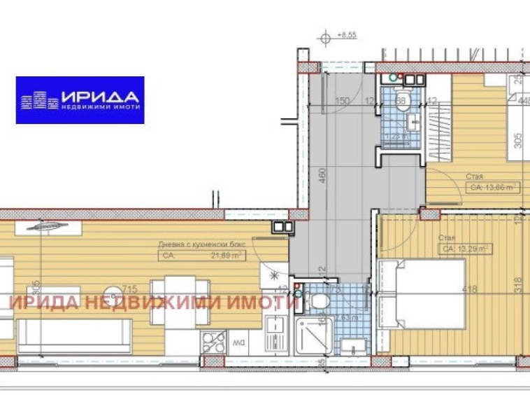 Тристаен апартамент в София, Бояна - 97 кв.м за 2082 €/кв.м - Снимка #1