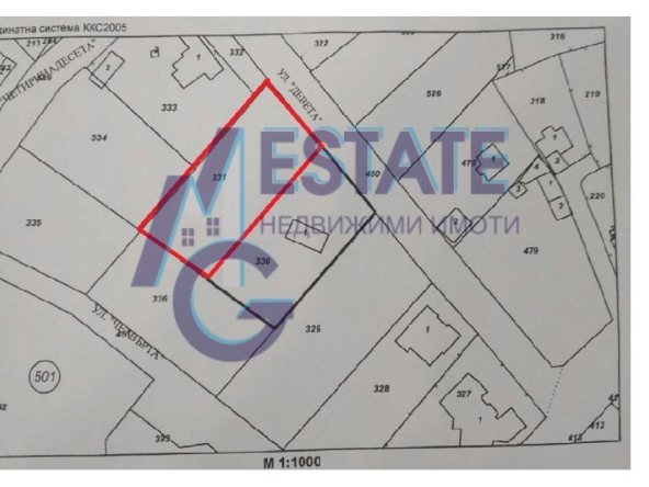 Парцел в с. Димчево, Област Бургас - 1081 кв.м за 31 €/кв.м - Снимка #1