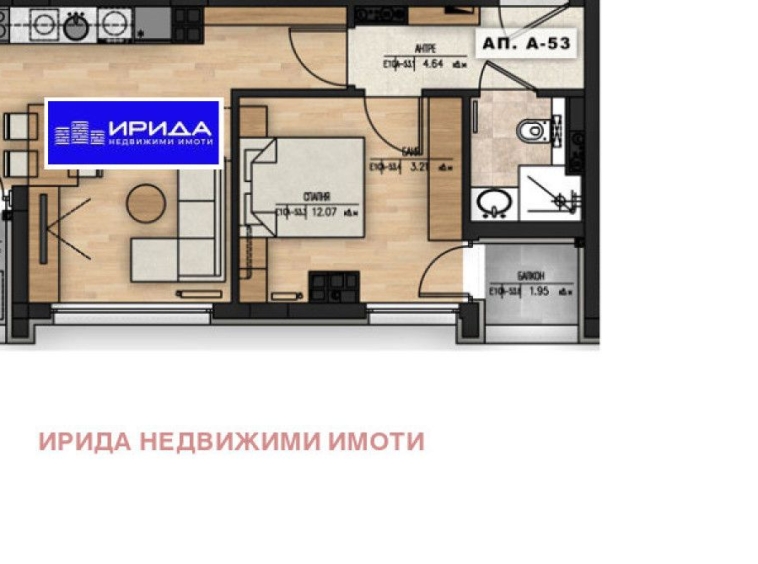 Двустаен апартамент в София, Младост 1 - 68 кв.м за 2556 €/кв.м - Снимка #1