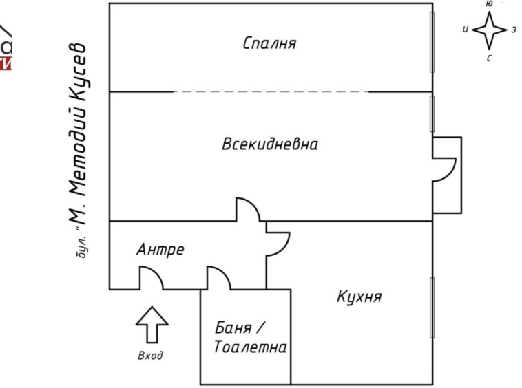 Двустаен апартамент в Стара Загора, Център - 43 кв.м за 700 €/кв.м - Снимка #1