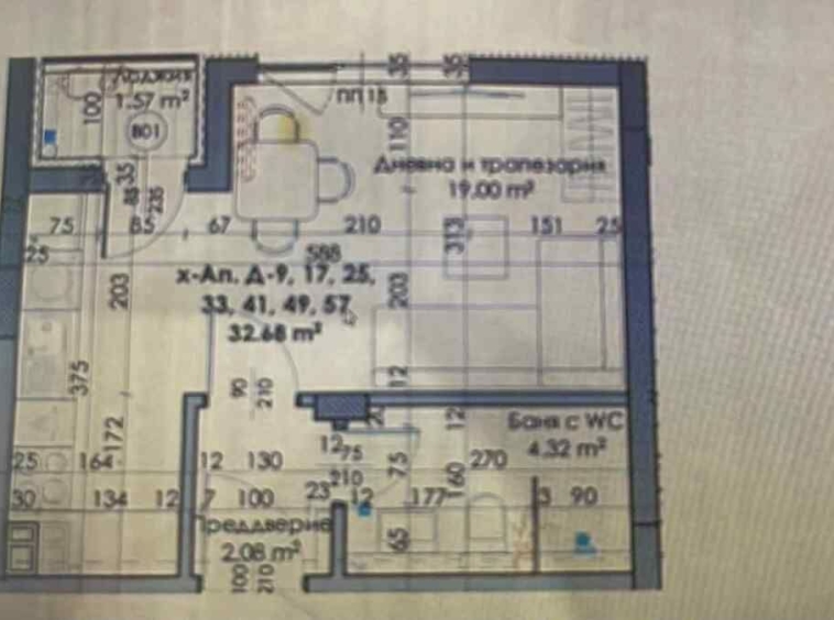 Едностаен апартамент в Пловдив, Южен - 42 кв.м за 1381 €/кв.м - Снимка #1