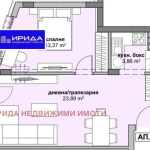 Двустаен апартамент в София, Люлин 6 - 68 кв.м за 1378 €/кв.м - Снимка #1