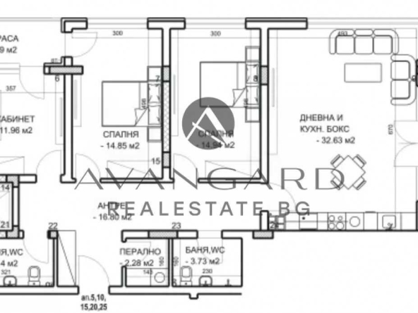Четиристаен апартамент в Пловдив, Център - 151 кв.м за 730 €/кв.м - Снимка #1