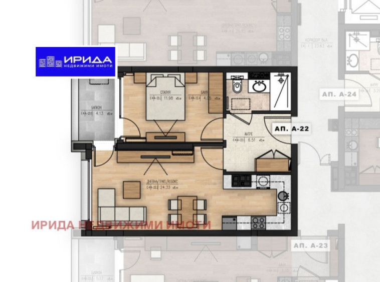 Двустаен апартамент в София, Младост 1 - 72 кв.м за 2271 €/кв.м - Снимка #1