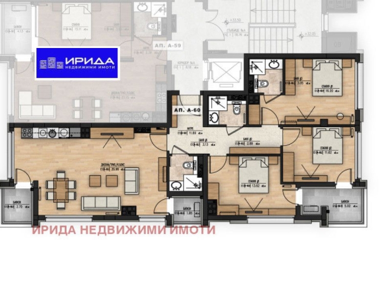 Многостаен апартамент в София, Младост 1 - 156 кв.м за 2513 €/кв.м - Снимка #1